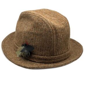 Kangol Design Brown Fedora Hat